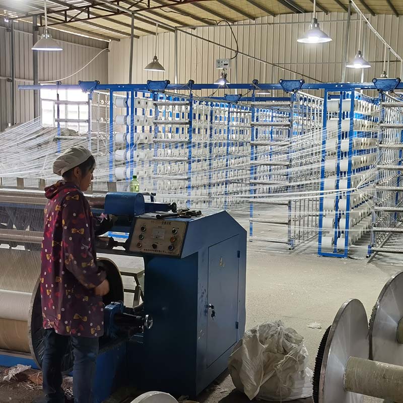 察哈尔右翼后旗洗洁巾工厂展示