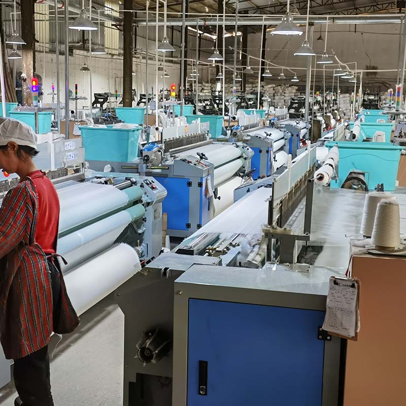 察哈尔右翼后旗洗洁巾工厂展示